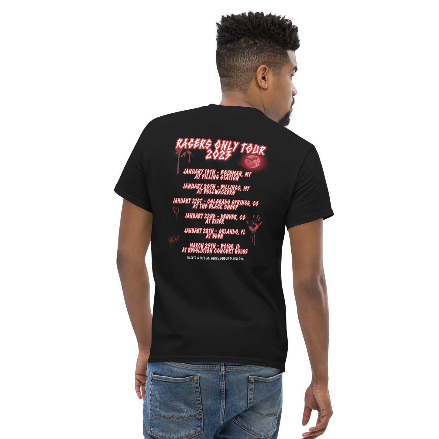 OFFICIAL RAGERS ONLY 2023 TOUR SHIRT