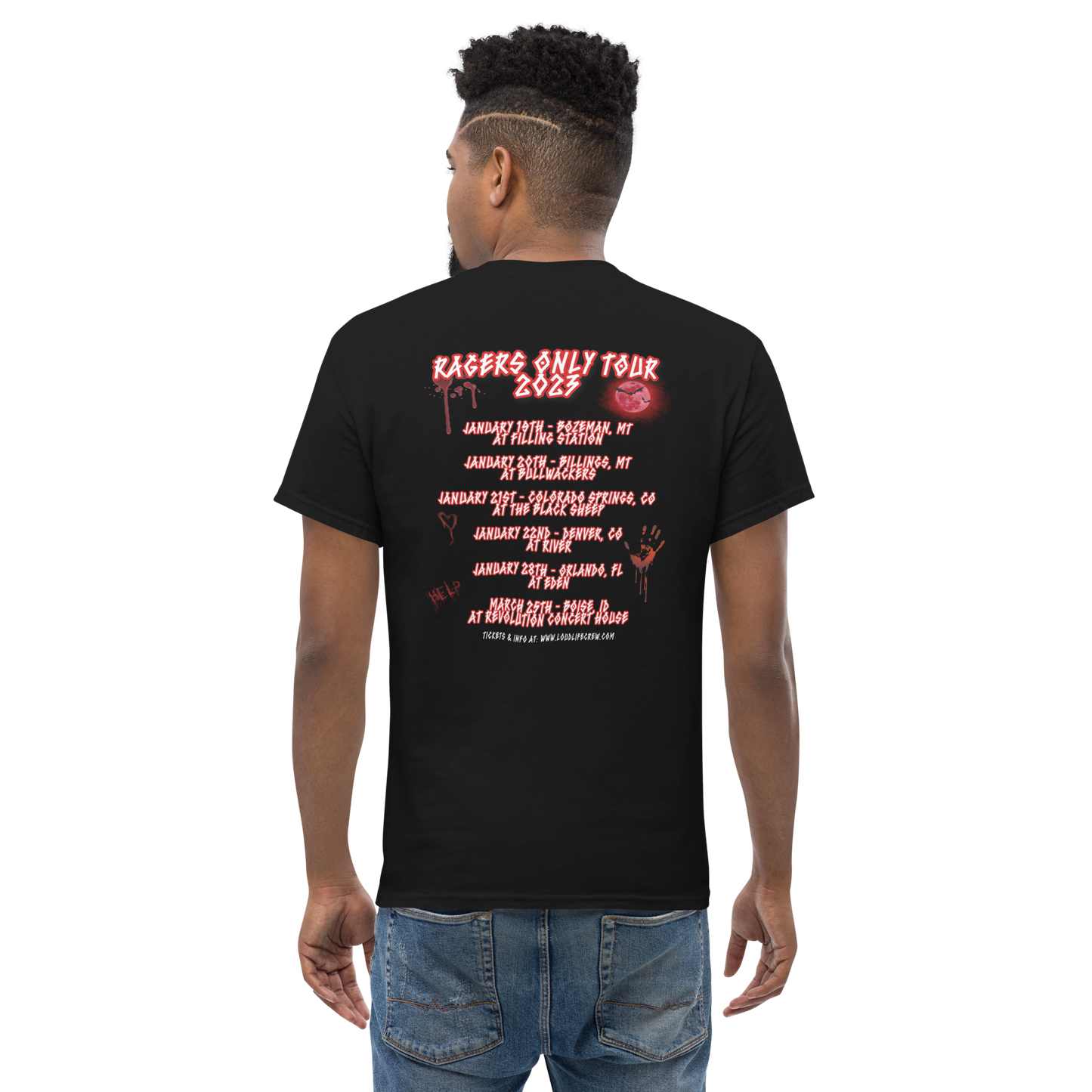 OFFICIAL RAGERS ONLY 2023 TOUR SHIRT